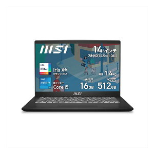 y1524ԌN[|zzzMSI GGXACrWlXm[gPC Modern ZOA胂f intel Core i5 1335U Modern-14-C13M-0527JP(2623019)