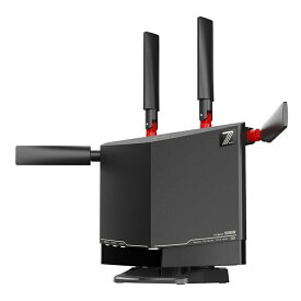 【10日は24時間限定クーポン配布】BUFFALO バッファローWi-Fi 7対応トライバンドルーター ハイパフォーマンスモデル ブラック WXR9300BE6P/D(2637859)送料無料