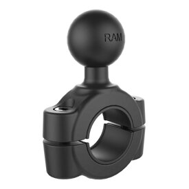 【20日は24時間限定クーポン配布】RAM MOUNTS ラムマウントバイク ベース部 バーマウントベース バー径19mm-25.4mm ブラック RAM-B-408-75-1U(2473638)代引不可 送料無料