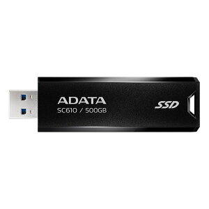 yX[p[SALEGg[őSi|Cg10{zADATA GCf[^XeBbN^SSD 500GB/USB3.2/Gen2/LbvX/ubN SC610-500G-CBK/RD(2619284)