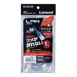 y524ԌN[|zzzELECOM GR炩LANP[u CAT6A ܐ܂h~  1.0m u[ LD-GPAYT/BU10(2620572)