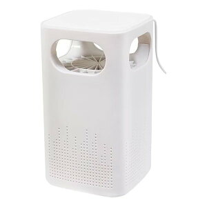 【30日は24時間限定クーポン配布】HAC ハック吸引式エコロジースクエア蚊取りファン 薬品不使用/無臭・静音/ホワイト HAC4031A(2590946)