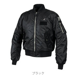 【25日は24時間限定クーポン配布】FlagshiP(フラッグシップ)バイク用 秋冬 パーソナルMA-1 ブラック/LLサイズ FJ-W212/ブラック/LL(2613915)送料無料