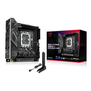 y1024ԌN[|zzzASUS GCX[X}U[{[h ROG STRIX Mini-ITX/IntelB860/IntelCoreUltra/LGA1851/PCIe5.0/WiFi7 ROG STRIX B860-I GAMING WIFI(2642567)s 
