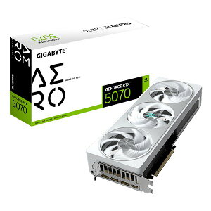 y3024ԌN[|zzzGIGABYTE MKoCgGeForce RTX 5070 AERO OC 12G OtBbN{[h GV-N5070AERO OC-12GD(2648690)