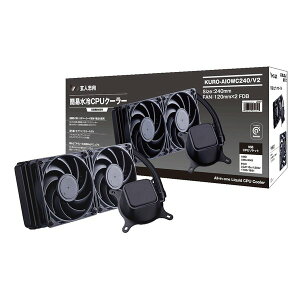 y20vGg[Iōő1|CgN[|zzzlu NEgVREȈՐCPUN[[ AIOWC/V2V[Y 240mm LED KURO-AIOWC240/V2(2648950)