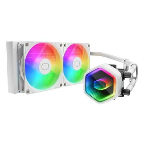 y1524ԌN[|zzzCooler Master N[[}X^[MasterLiquid 240 Core II White MLW-D24M-A18PA-RW(2648060)