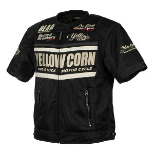 y1524ԌN[|zzzYeLLOW CORN CG[R[Protective Mesh Tshirt veNeBubVTVc ubNAC{[LLTCY YMT-007BK/IVLL(2651124)