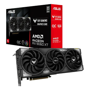 y524ԌN[|zzzASUS GCX[XTUF Gaming Radeon RX 9060 XT 16GB GDDR6 OC Edition ]s TUF-RX9060XT-O16G-GAMING(2653613)