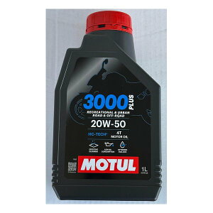 MOTUL `[3000 PLUS 4T 20W50 oCNp~lIC 1L Ki 3000PLUS4T20W-501L(2653089)