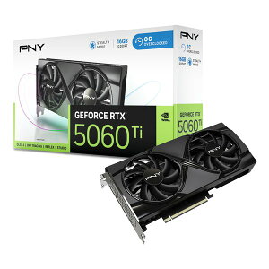 yX[p[SALEGg[őSi|Cg10{zPNY s[GkCPNY GeForce RTX 5060 Ti 16GB Overclocked Dual Fan ]s VCG5060T16DFXPB1-O(2654641)