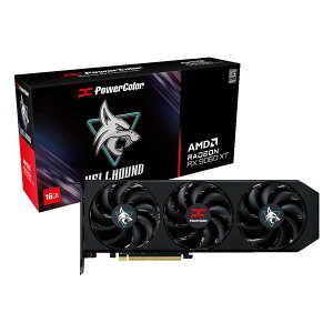 y2524ԌN[|zzzPowerColorip[J[jHellhound AMD Radeon RX 9060 XT 16GB GDDR6 OtBbN{[h ]s RX9060XT 16G-L/OC(2653607)s 