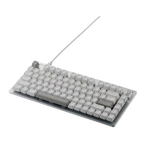 �y30����24���Ԍ���N�[�|���z�z�zELECOM �G���R��V custom VK720A �z���C�g 75%�T�C�Y�Q�[�~���O�L�[�{�[�h TK-VK720AWH-EN(2655470)��������