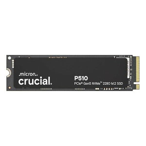 yX[p[SALEGg[őSi|Cg10{zcrucial N[VP510 V[Y M.2-2280 PCIe Gen5x4 NVMeڑ SSD 1TB CT1000P510SSD8-JP(2655494)
