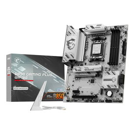【15日は24時間限定クーポン配布】MSI エムエスアイAMD Ryzen 9000シリーズ対応 AM5 DDR5 ATX PCIeGen5M.2 マザーボード B850 GAMING PLUS WIFI6E(2655498)送料無料
