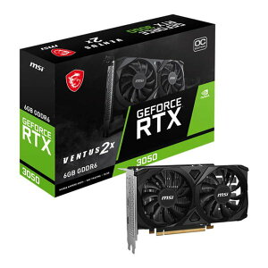 y2024ԌN[|zzzMSI GGXACGeForce RTX 3050 OtBbN{[h 6GB GDDR6 ]s GeForce RTX 3050 VENTUS 2X E 6G OC(2641705)s 