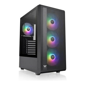 y524ԌN[|zzzThermaltake T[}eCNS200 Plus TG ~h^[ ATX PCP[X ubN CA-1X2-00M1WN-01(2647186)s 