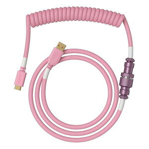 y1024ԌN[|zzzGlorious PC Gaming Race OAX s[V[ Q[~L[{[hP[u USB-C  USB-A PC /1.3m Coiled Cable sNZsN GLO-CBL-COIL-PP(2642983)s 