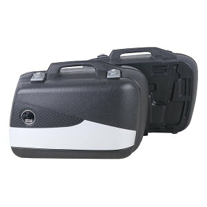 【25日は24時間限定クーポン配布】HEPCO&BECKER(ヘプコアンドベッカー)サイドケース ジュニアフラッシュ 30 左右セット ブラック/シルバー 6102330009(2631489)代引不可 送料無料