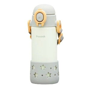 【20日は24時間限定クーポン配布】ピーコック魔法瓶 ピーコックマホウビンベビーストローマグ ベルト付き/0.41L/スターグレー APC-R40 HS(2657978)送料無料