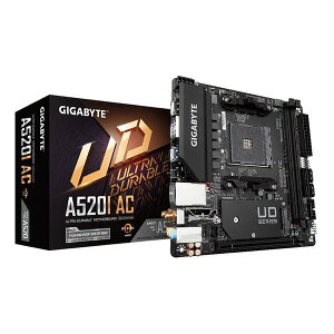 y524ԌN[|zzzGIGABYTE MKoCg}U[{[h Mini-ITX/AMD A520/AM4/M.2/DDR4 A520I AC(2653866)s 