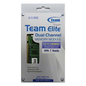 y20vGg[Iōő1|CgN[|zzzTeam `[fXNgbvpW[ ELITE DDR3-1066/PC3-8500/240pin/2GB×2 TED34096M1066C7DC(2654250)s 