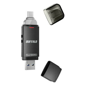 【15日は24時間限定クーポン配布】BUFFALO バッファローType-C/Aコネクター両対応 高速帯S2TB SSD-SDH2.0U3BA/D(2659251)送料無料