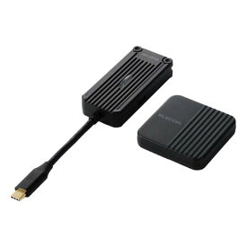 【25日は24時間限定クーポン配布】ELECOM エレコムワイヤレスHDMI送受信機（1対1） DH-CW4K110BK(2658482)送料無料
