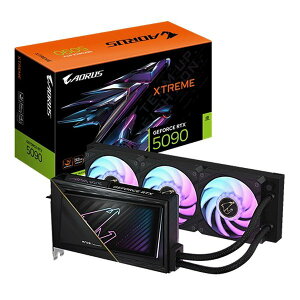 【25日は24時間限定クーポン配布】GIGABYTE ギガバイトGeForce RTX 5090 搭載 ラジエーター一体型簡易水冷 グラフィックボード 32GB GV-N5090AORUSXW-32GD(2658562)代引不可 送料無料