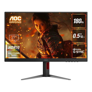 【30日は24時間限定クーポン配布】AOC エーオーシー27インチ QHD ゲーミングモニター Q27G4F/11(2661431)送料無料