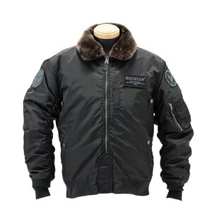 HOUSTON ヒューストンバイク用 HTVA-2515W B-15D TYPE WINTER M/C JACKET ブラック/XLサイズ HTVA-2515W/BLACK/XL(2658040)送料無料