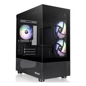 【20日は24時間限定クーポン配布】thermaltake サーマルテイクView 170 TG ARGB Black CA-1Z4-00M1WN-00(2661649)代引不可 送料無料