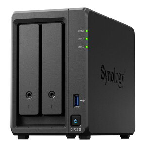 【30日は24時間限定クーポン配布】Synology シノロジーDiskStation DS725+ +HAT3300-2TB 2個 DS725+_HAT3300-2TB2(2661698)代引不可 送料無料
