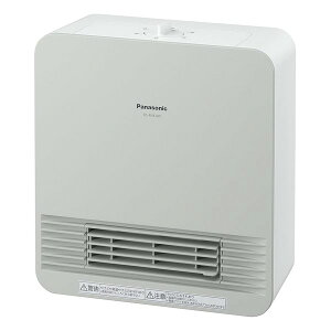 【30日は24時間限定クーポン配布】Panasonic パナソニックセラミックファンヒーター 風向可変ルーバー/二重安全転倒OFFスイッチ/ホワイト DS-FN1200(2663513)送料無料