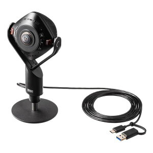 y2524ԌN[|zzzSANWA SUPPLY TTvCXs[J[360xWebJ CMS-V71BK(2663590)s 