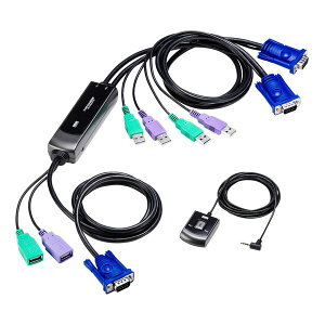 �y10����24���Ԍ���N�[�|���z�z�zSANWA SUPPLY �T�����T�v���C�茳�X�C�b�`�t���p�\�R�������ؑ֊� 2:1 SW-KVM2WVUN2(2663644)����s�� ��������