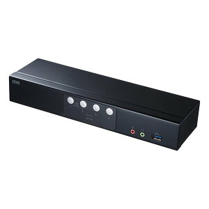 �y5����24���Ԍ���N�[�|���z�z�zSANWA SUPPLY �T�����T�v���CDisplayPort�Ή��p�\�R�������ؑ֊� 4:1 SW-KVM4HDPU(2663645)����s�� ��������