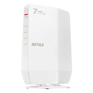 y524ԌN[|zzzBUFFALO obt@[Wi-Fi7 11be ΉfAohWi-Fi[^[ 5764+688Mbps AirStation zCg WSR6500BE6P/DWH(2663314)