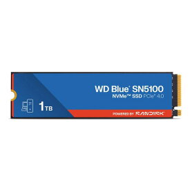 【25日は24時間限定クーポン配布】SANDISK サンディスクM.2 NVMe SSD 1TB WDBlue WDS100T5B0E(2659242)送料無料