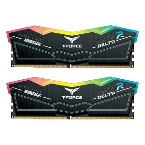 y524ԌN[|zzzTeam `[T-Force DELTA RGB DDR5 DESKTOP MEMORY BLACK DDR5-5200 32GB 16GBx2 FF3D532G5200HC40CDC01(2666724)