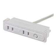 【15日は24時間限定クーポン配布】ELPA エルパ家具用ブレーカー付コンセント 2個口/コード長2m/合計1500W…