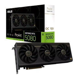 【20日は24時間限定クーポン配布】ASUS エイスースグラフィックボード ProArt GeForce RTX 5080 OC Edition 16GB/GDDR7 PROART-RTX5080-O16G(2663355)代引不可 送料無料
