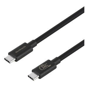 �y30����24���Ԍ���N�[�|���z�z�zOwltech �I�E���e�b�NUSB�[�d�P�[�u�� Type-C to Type-C/�����]�� �ő�80Gbps/PD240W�[�d/1m/�u���b�N OWL-CB80G01CC10-BK(2668529)��������