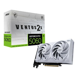 �y25����24���Ԍ���N�[�|���z�z�zMSI �G���G�X�A�CGeForce RTX 5060 8G VENTUS 2X OC WHITE G5060-8V2CW(2666345)��������