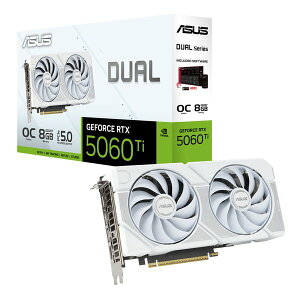�y�G���g���[�ōő�10���|�C���g�zASUS �G�C�X�[�XDual GeForce RTX 5060 Ti 8GB GDDR7 White OC Edition DUAL-RTX5060TI-O8G-WHITE(2668024)��������