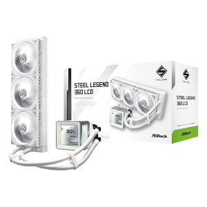 �y20����24���Ԍ���N�[�|���z�z�zASRock �A�X���b�NSteel Legend 360 LCD �ȈՐ���CPU�N�[���[ �z���C�g 90-ASLA36-WAAGA5(2676392)��������