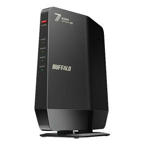 �y5����24���Ԍ���N�[�|���z�z�zBUFFALO �o�b�t�@���[Wi-Fi 7 11be �Ή��f���A���o���hWi-Fi���[�^�[ �u���b�N 5764+688Mbps AirStation WSR6500BE6P-BK(2678716)��������