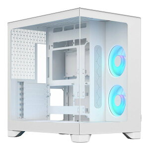 �y�G���g���[�ōő�10���|�C���g�zFractal Design �t���N�^���f�U�C��Pop 2 Vision White RGB FD-C-POV2A-03(2681531)����s�� ��������
