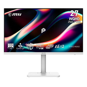 �y30����24���Ԍ���N�[�|���z�z�zMSI �G���G�X�A�C27�C���`�t�����j�^�[ WQHD�i2560×1440�j/IPS�p�l��/�m���O���A/HDR�Ή�/144Hz PRO MAX 271QPHW E14(2682373)����s�� ��������