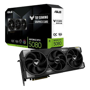 �y15����24���Ԍ���N�[�|���z�z�zASUS �G�C�X�[�XTUF Gaming GeForce RTX 5080 16GB GDDR7 OC Edition �O���t�B�b�N�{�[�h TUF-RTX5080-O16G-GAMING(2644182)����s�� ��������